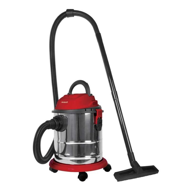 Ηλεκτρική σκούπα υγρών και στερεών INOX 1000W BORMANN
