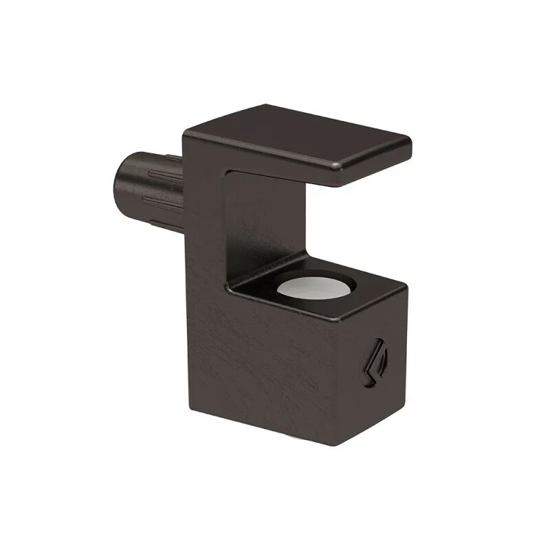 ΣΤΗΡΙΓΜΑ ΓΥΑΛΙΝΟΥ ΡΑΦΙΟΥ 5-6mm ITALIANA FERRAMENTA ΜΑΥΡΟ GRACE Φ5