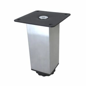 Πόδι τετράγωνο 38x38 Υ100mm χρωμίου βάση ζάμακ