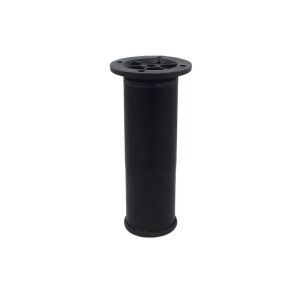 Πόδι αλουμινίου Φ40mm 150mm μαύρο ματ