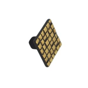 Πόμολο 30x30mm Μπρονζέ