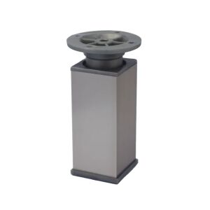 Πόδι αλουμινίου 40x40mm 100mm νίκελ ματ