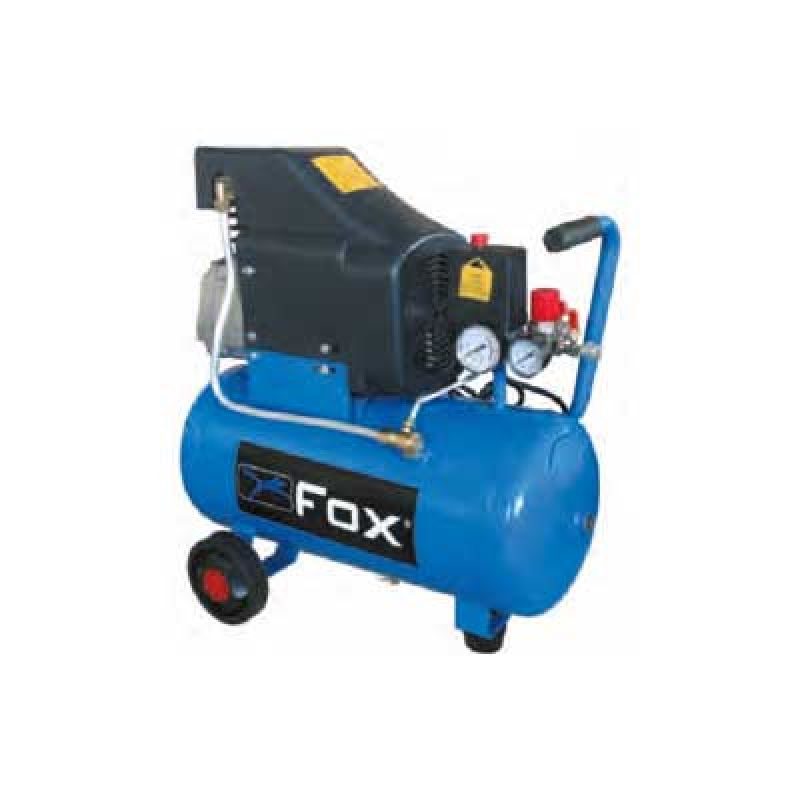 Αεροσυμπιεστής 2HP με δοχείο 25 λίτρων FOX