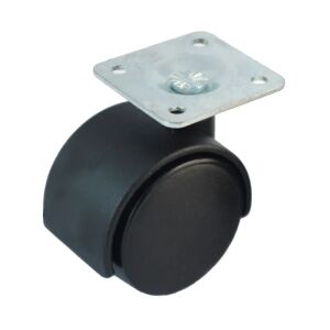 ΡΟΔΑΚΙ ΓΡΑΦΕΙΟΥ ΜΑΥΡΟ Φ50 ΜΕ ΠΛΑΚΑ ECO Υ:62mm