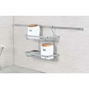 ΡΑΦΙ 2 ΘΕΣΕΩΝ ΝΙΚΕΛ 350x165x360mm (ΠxΒxΥ)