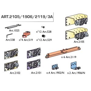 TERNO ΚΙΤ ΚΟΜΠΛΕ ΓΙΑ 3 ΠΟΡΤΕΣ 28mm ΜΕ 6 ΦΡΕΝΑ 80kg