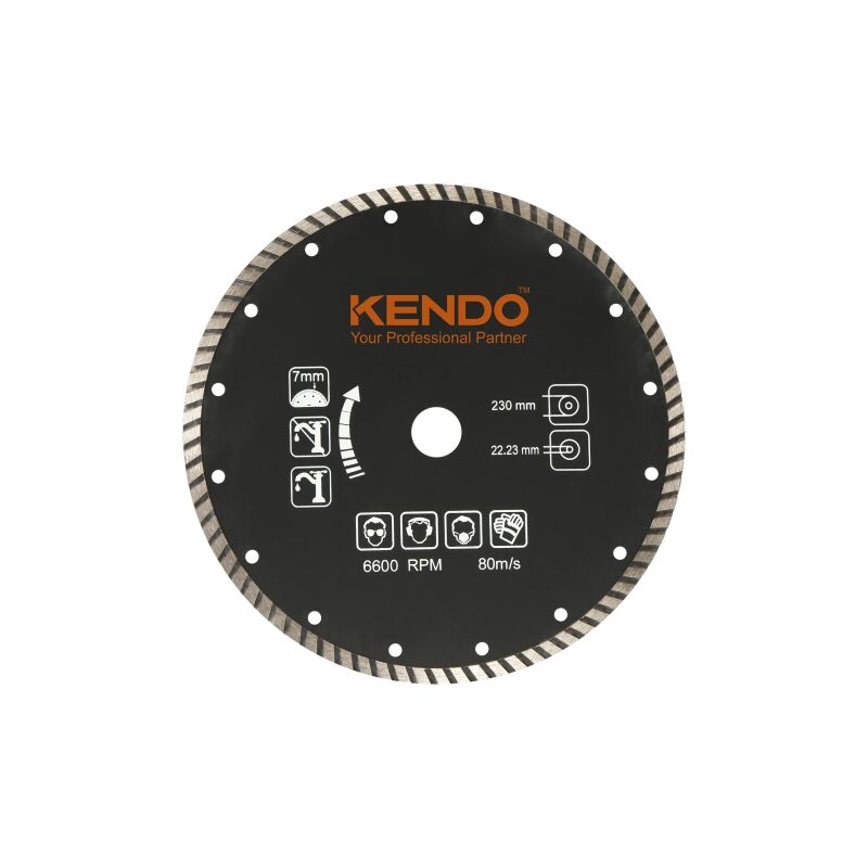 ΔΙΑΜΑΝΤΟΔΙΣΚΟΙ TURBO ΥΓΡΑΣ & ΞΗΡΑΣ ΚΟΠΗΣ 180MM KENDO