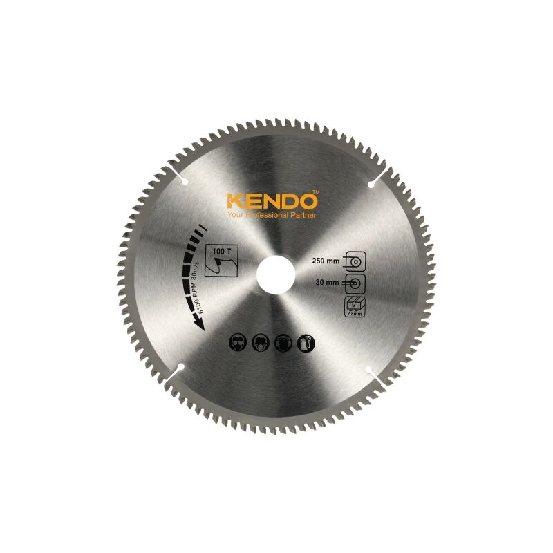 ΔΙΣΚΟΙ ΚΟΠΗΣ ΟΔΟΝΤΟΤΟΙ ΜΕΤΑΛΛΟΥ 250MM/100T KENDO