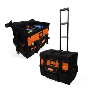 ΕΡΓΑΛΕΙΟΘΗΚΗ ΤΡΟΛΕΪ ΥΦΑΣΜΑΤΙΝΗ 47x27x37CM KENDO