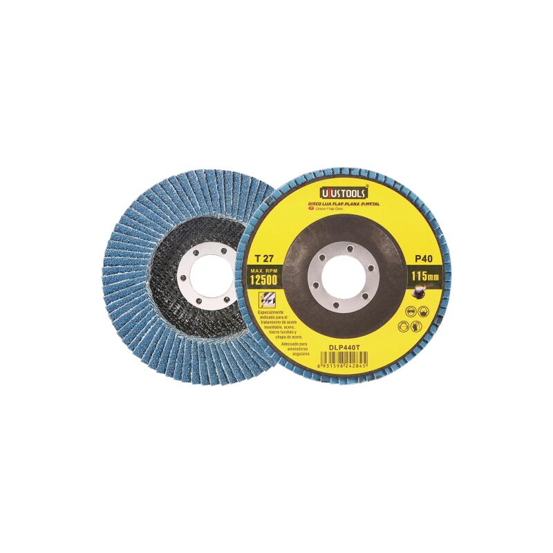 ΔΙΣΚΟΣ ΛΕΙΑΝΣΗΣ ΖΙΡΚΟΝΙΟΥ ΦΤΕΡΟΥ 115X22.2mm 100GRIT UYUS TOOLS