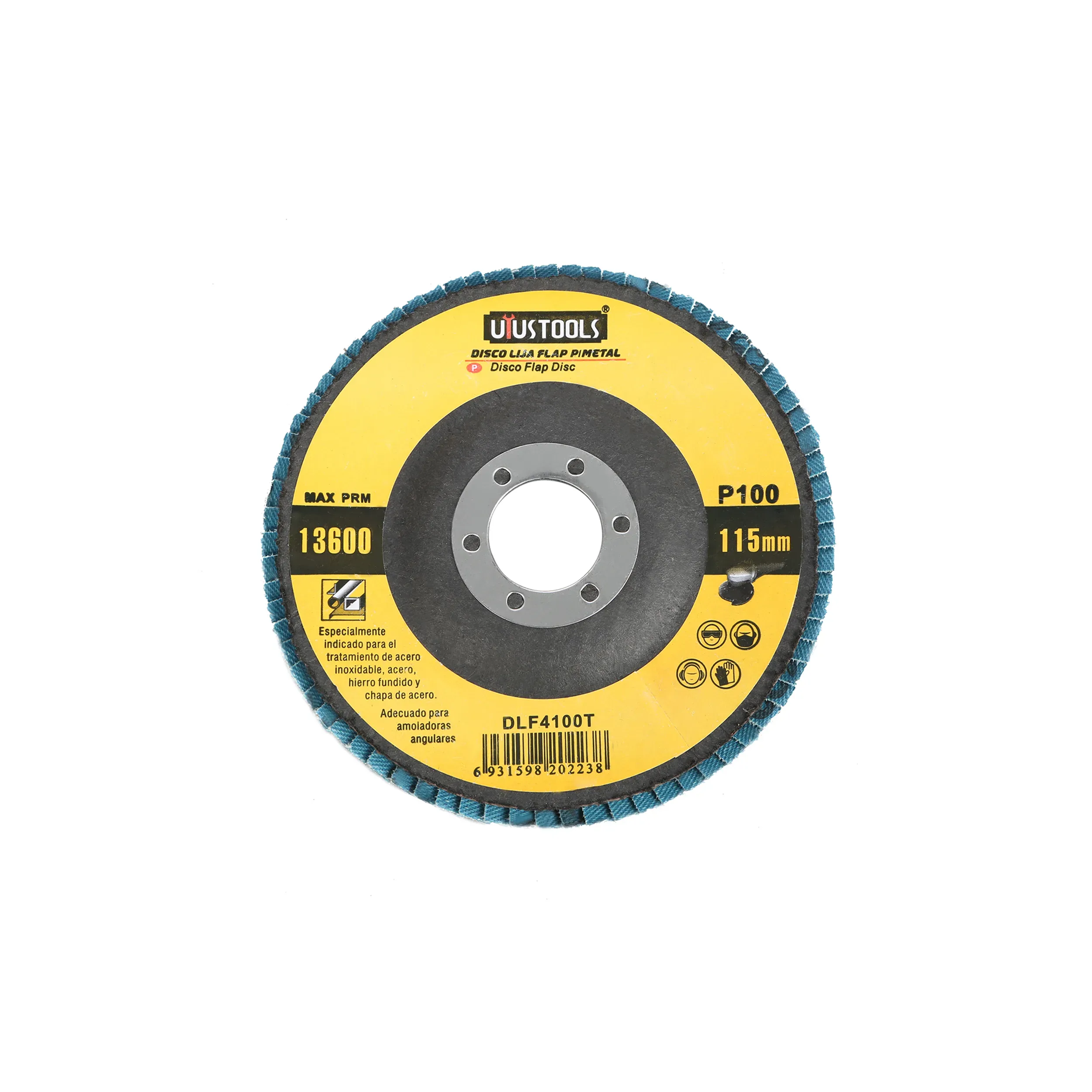 ΔΙΣΚΟΣ ΛΕΙΑΝΣΗΣ ΖΙΡΚΟΝΙΟΥ ΚΥΡΤΟΣ ΦΤΕΡΟΥ 125X22.2MM 60GRIT UYUS TOOLS