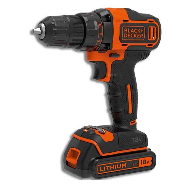 Δραπανοκατσάβιδο μπαταρίας BLACK & DECKER 1.5Ah 18V