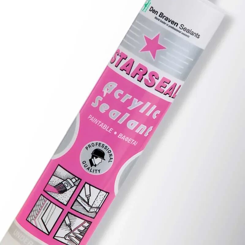 ακρυλικό σφραγιστικό Starseal 260ml, λευκό DEN BRAVEN