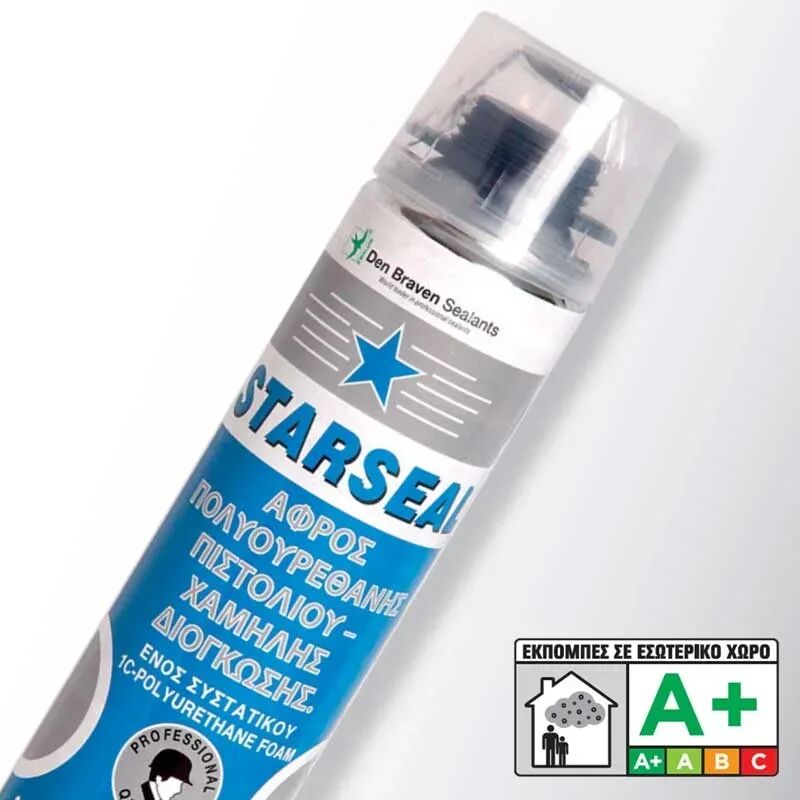 αφρός πολυουρεθάνης πιστολιού B3 700ml, πράσινος DEN BRAVEN - Image 2