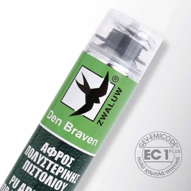 αφρός συγκόλλησης πολυστερίνης πιστολιού 825ml, κίτρινος DEN BRAVEN - Image 2
