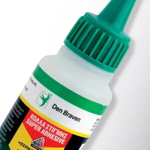 κυανοακρυλική κόλλα στιγμής super adhesive 20gr DEN BRAVEN