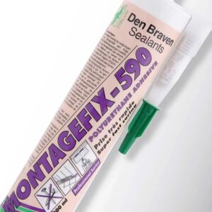 μονταζόκολλα montagefix-pu 300ml, μπεζ DEN BRAVEN