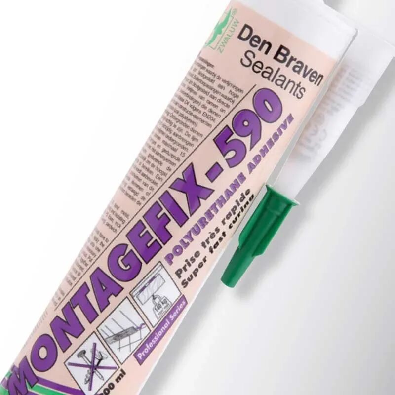 μονταζόκολλα montagefix-pu 300ml, μπεζ DEN BRAVEN