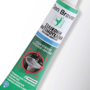 ΣΙΛΙΚΟΝΗ ΑΝΤΙΜΟΥΧΛΙΚΗ ΣΩΛΗΝΑΡΙΟ 80ML ΜΑΥΡΗ DEN BRAVEN