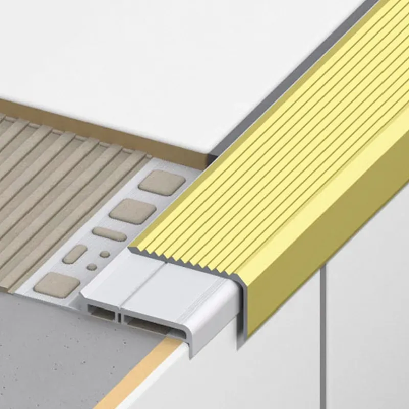 Προφίλ προστασίας σκαλοπατιών αυτοκόλλητο από ανοδιωμένο αλουμίνιο - Image 2