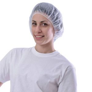 Σκούφος μιας χρήσης λευκός HACCP