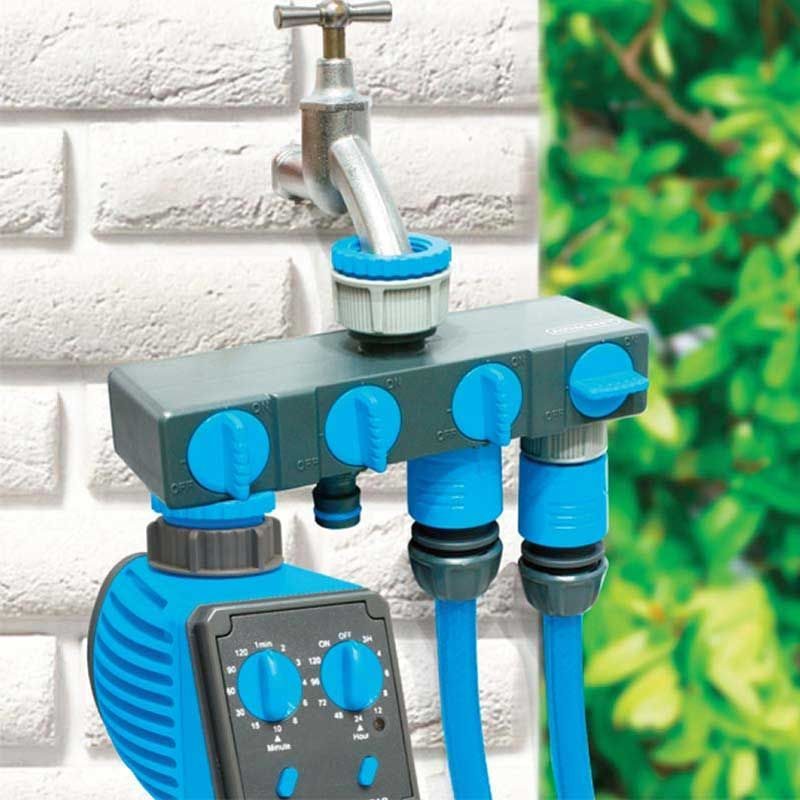 Διακλαδωτής βρύσης 4 θέσεων ρυθμιζόμενος AQUACRAFT - Image 2