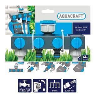 Διακλαδωτής βρύσης 4 θέσεων ρυθμιζόμενος AQUACRAFT - Image 3