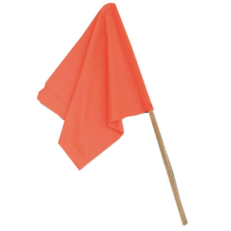 Σημαία σήμανσης οδοποιίας πορτοκαλί