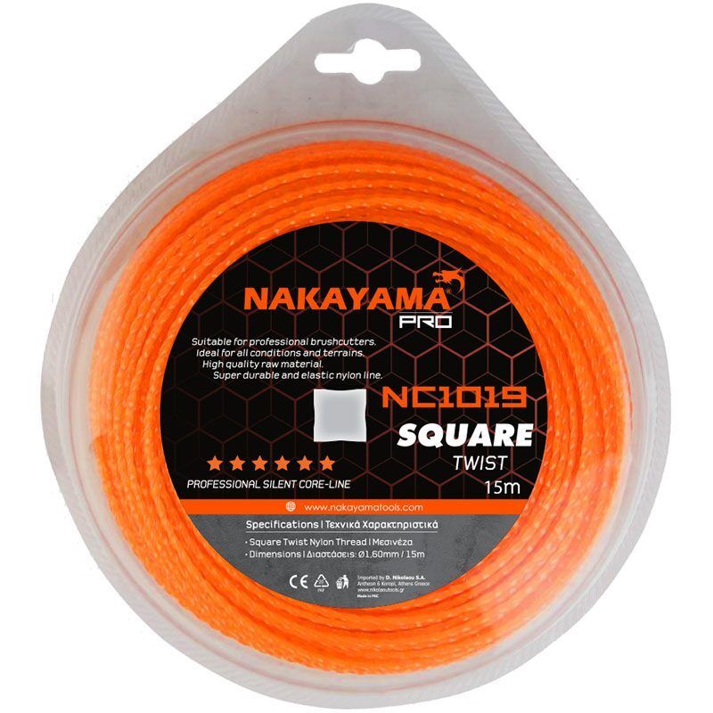 ΜΕΣΙΝΕΖΑ Square Twist 1.6mm-15m