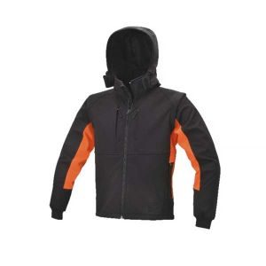Τζάκετ αδιάβροχο ελαστικό με κουκούλα SoftShell Spandex