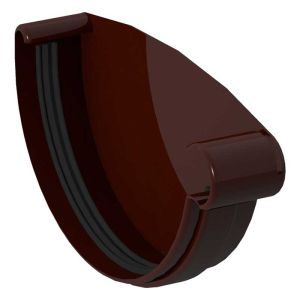 Τελείωμα υδρορροής δεξί πλαστικό 120mm GIZA - Image 3