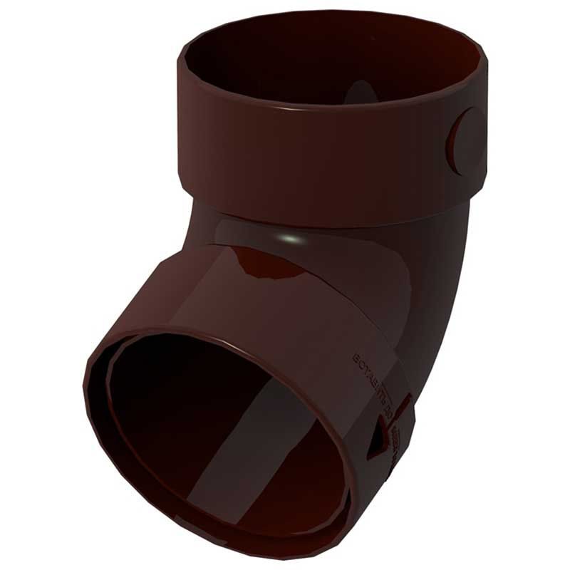 Γωνία υδρορροής 67 μοιρών 120x85mm GIZA - Image 3