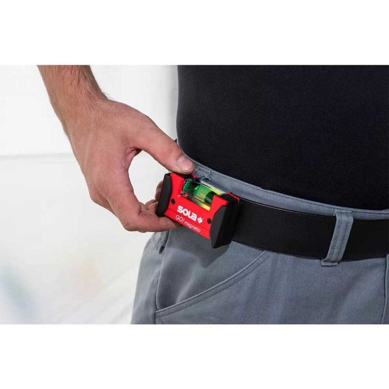 Μαγνητικό αλφάδι με κλιπ ζώνης SOLA GO MAGNETIC CLIP - Image 2