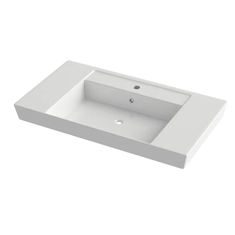 Orabella Vanity 80 - Κρεμαστό Έπιπλο Μπάνιου με πορσελάνινο νιπτήρα Ege - Image 4