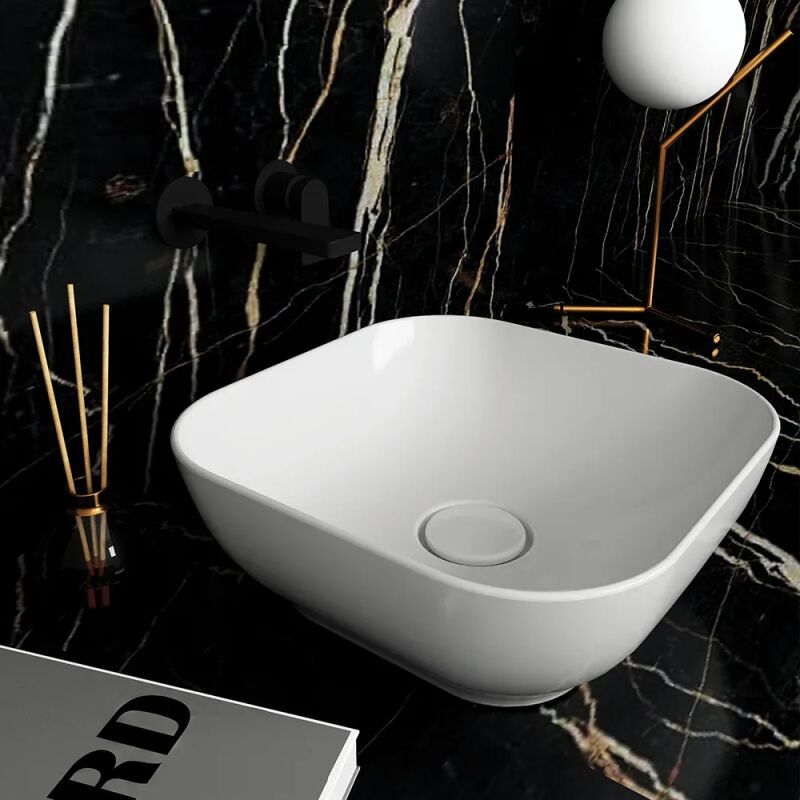 Olympia Trend Square 02 - Νιπτήρας Επιτραπέζιος σε διάφορα χρώματα - Image 2