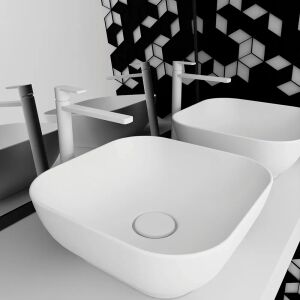 Olympia Trend Square 02 - White matt - Image 2