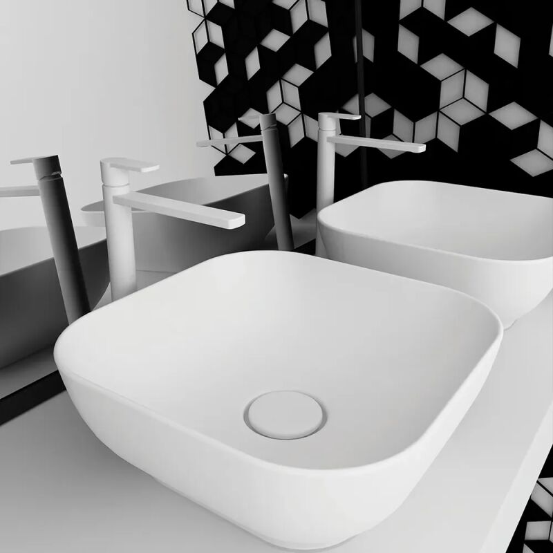 Olympia Trend Square 02 - White matt - Image 2