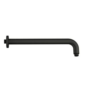 Βραχίονας Ντουζ Στρόγγυλος 30 cm Black matt