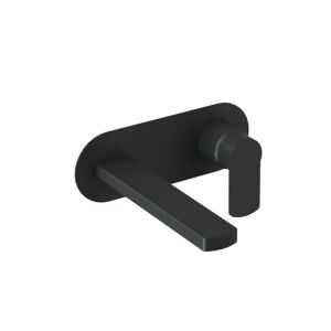 Orabella by Armando Vicario Glam black matt-  Μπαταρία νιπτήρος, εντοιχισμού με πλακέτα