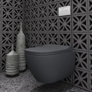 Ege Verso Antracite Rimless  - Λεκάνη κρεμαστή - Image 2