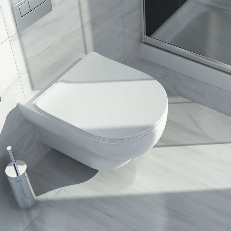 Olympia Clear Rimless - Λεκάνη κρεμαστή σε διάφορα ματ χρώματα - Image 4