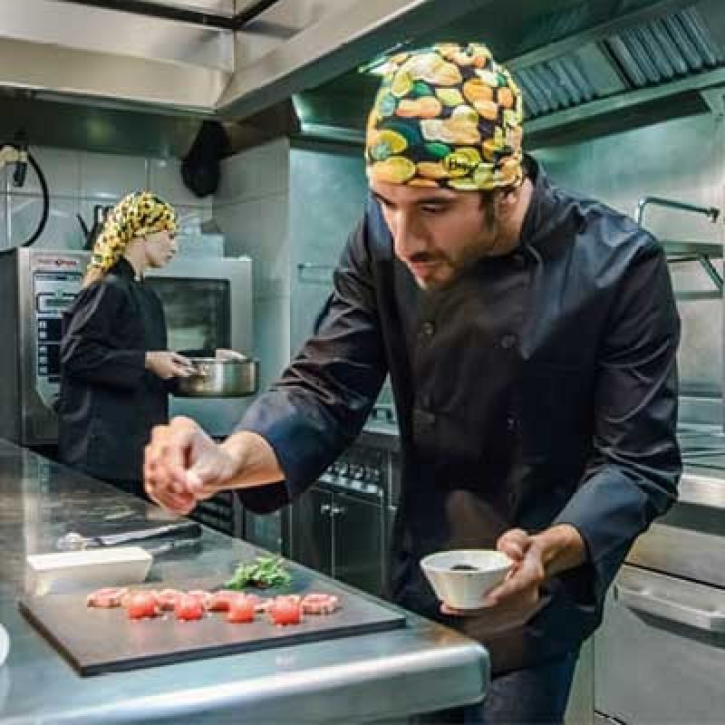 Μπαντάνα σεφ BUFF Menu Black Chef Collection - Image 2