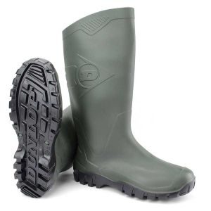 Μπότα γονάτου αδιάβροχη Dunlop Dane πράσινη PVC
