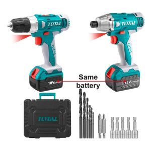 Σετ δραπανοκατσάβιδο και παλμικό κατσαβίδι TOTAL - Image 2