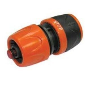 Ταχυσύνδεσμος λάστιχου με stop 1/2"-5/8" & 5/8"-3/4" πλαστικός