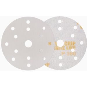 Γυαλόχαρτο 50τεμ. velcro λευκό 125mm, 8 τρύπες Νο240