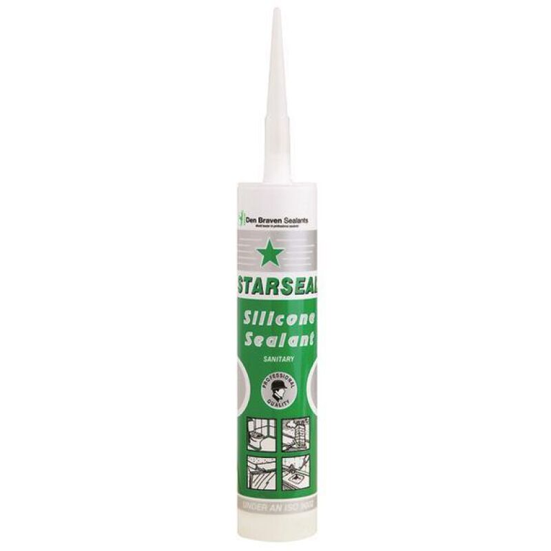 Σιλικόνη 25τεμ. STARSEAL λευκή 260ml