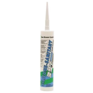 Σιλικόνη 25τεμ. Sanitary λευκή 280ml