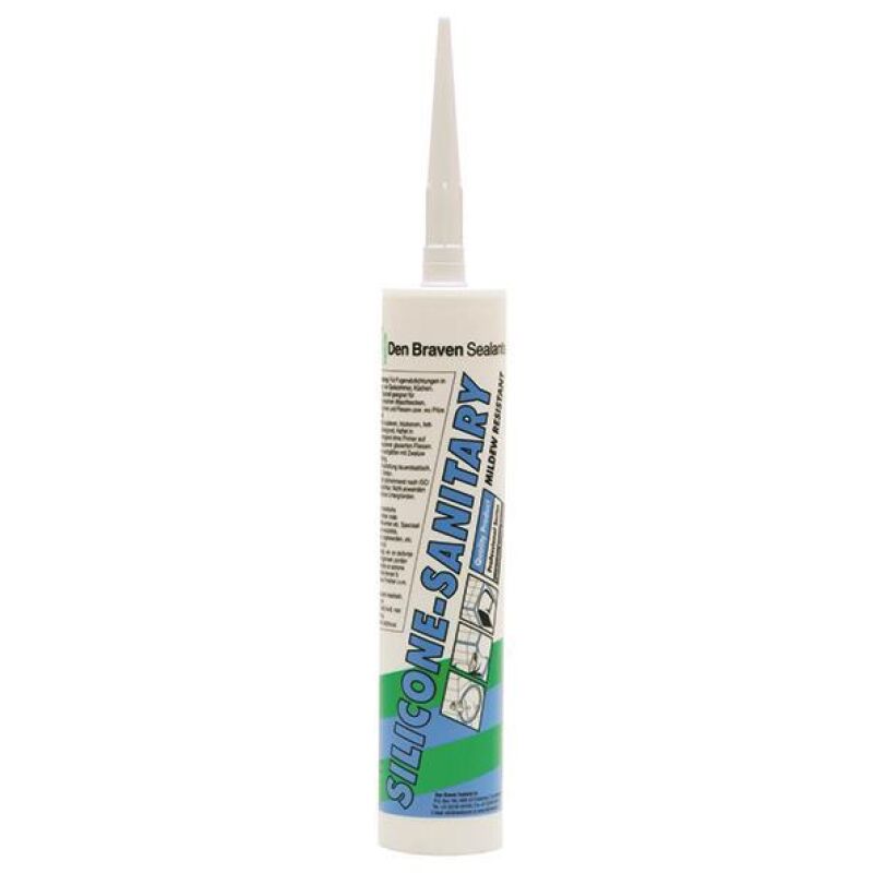 Σιλικόνη 25τεμ. Sanitary λευκή 280ml