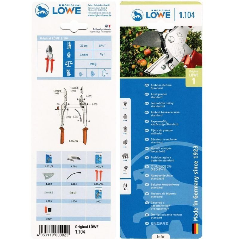 Ψαλίδι κλαδέματος LOWE Γερμανίας original - Image 3